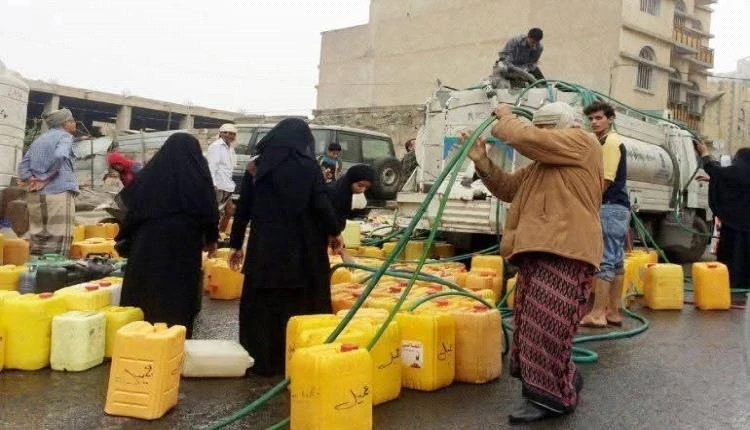أين يذهب ماء تعز ومن المسئول