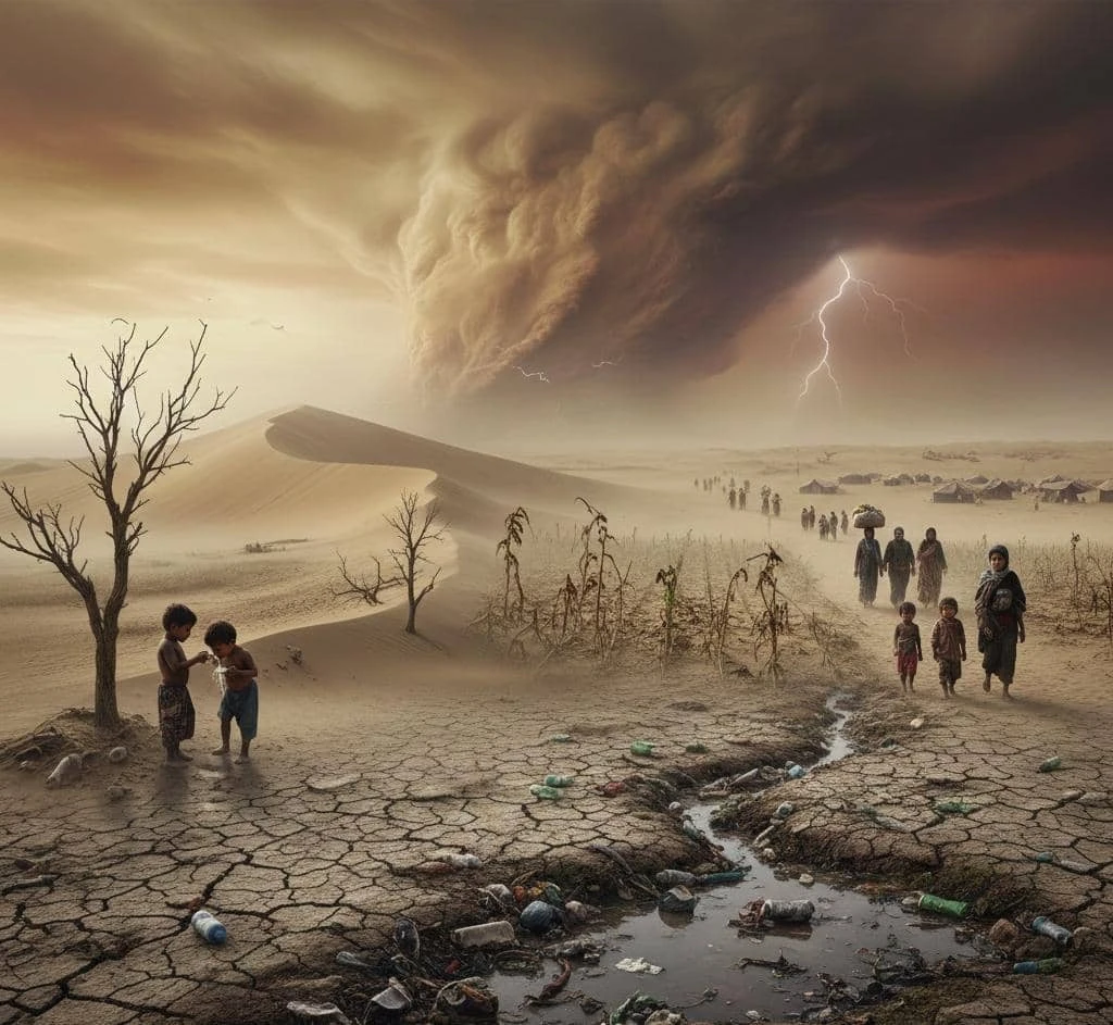 التحديات البيئية والمناخية الرئيسية